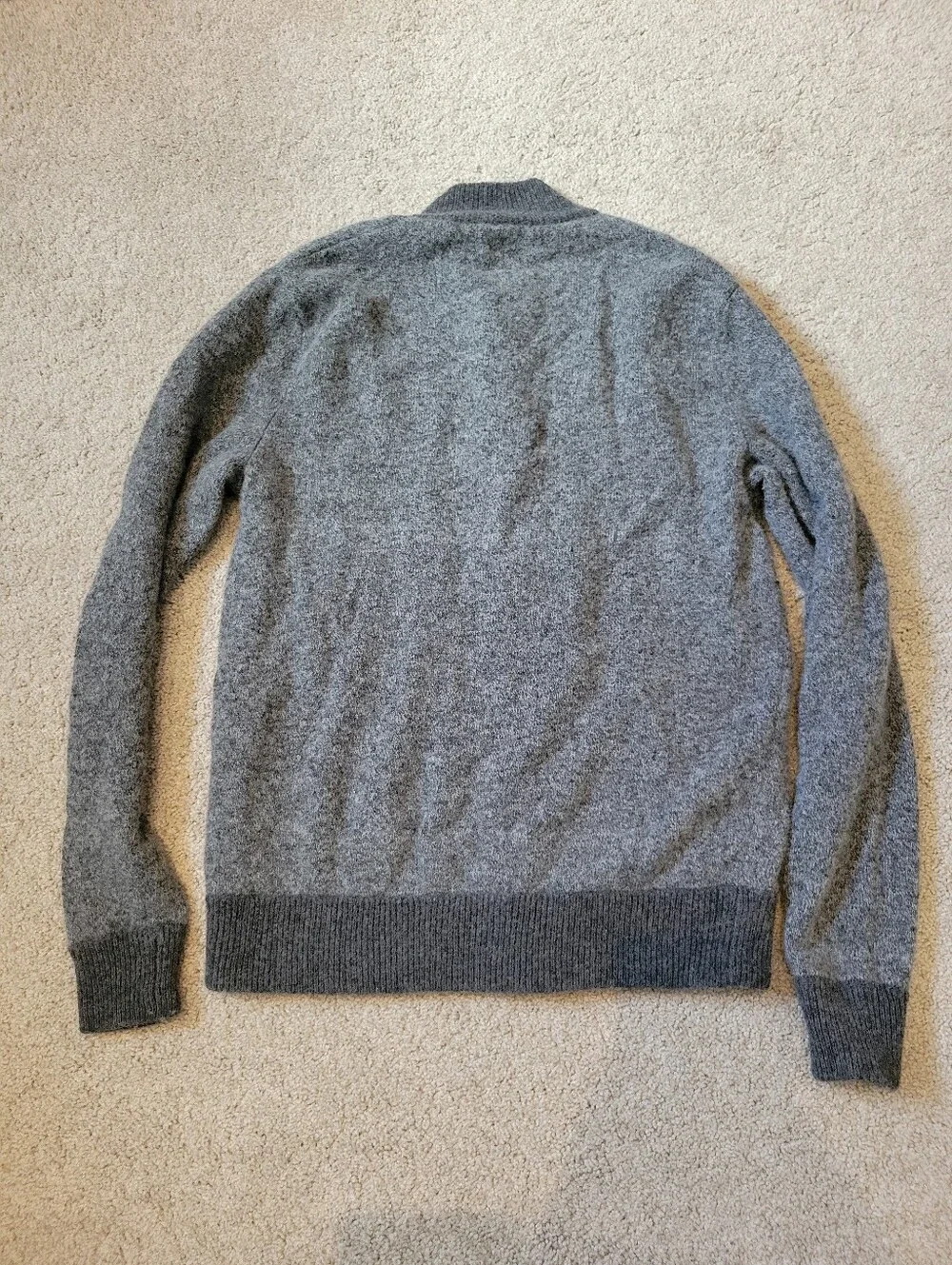 J. Crew Men's Lambswool Sweater Bomber